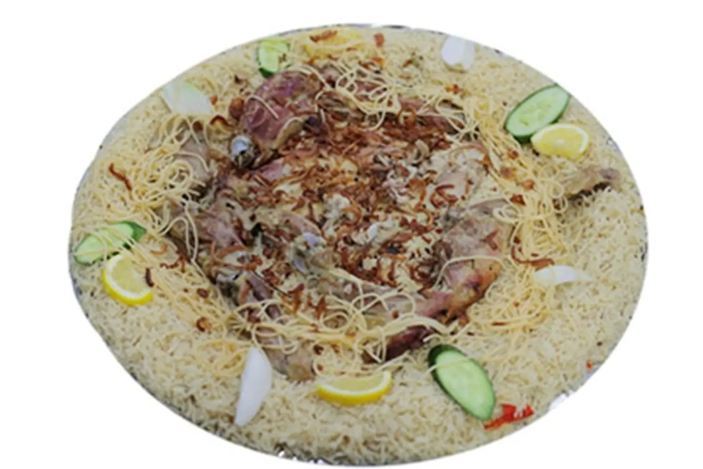 نصف تيس حنيذ مع أرز حنيذ - أرز حنيذ