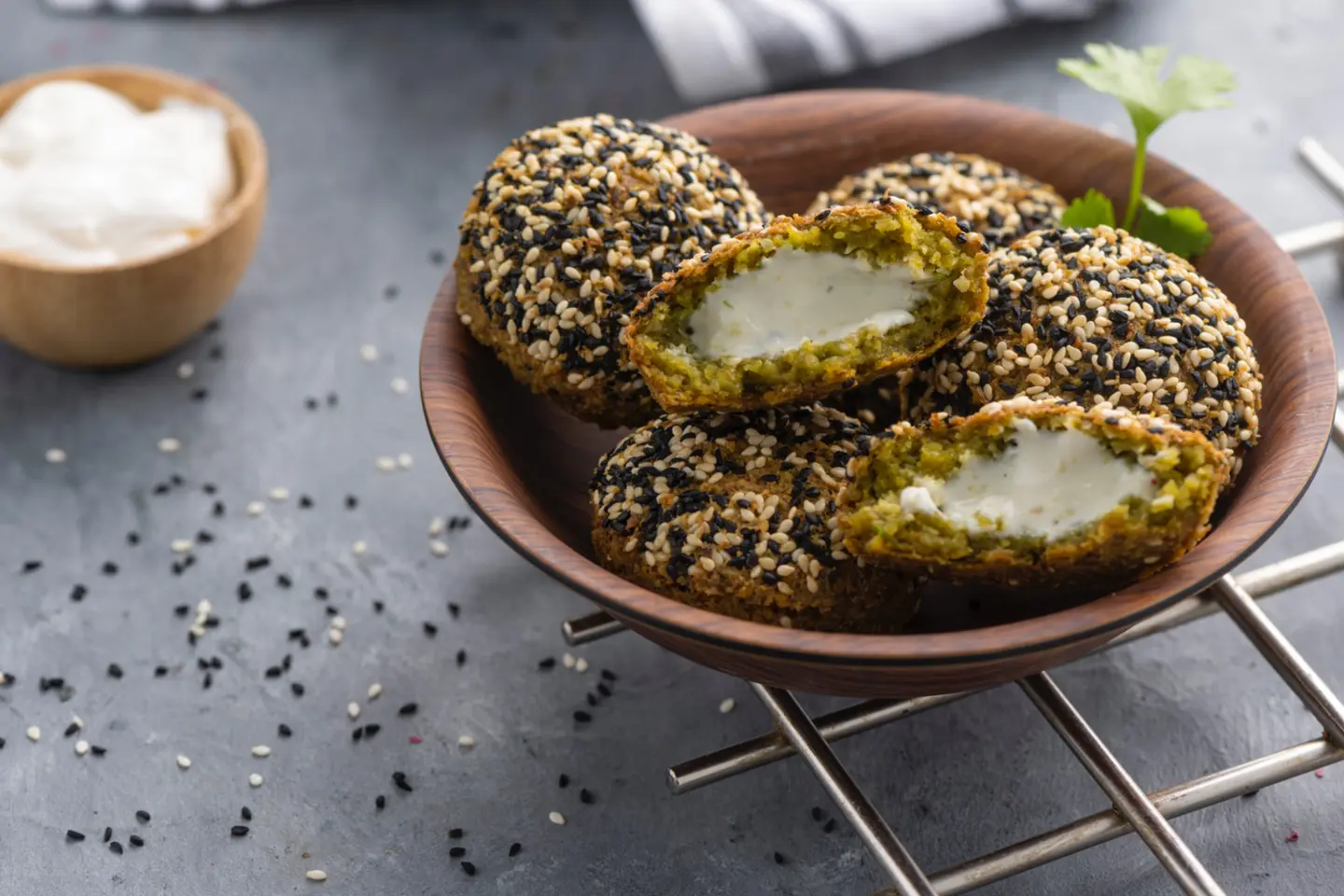 Falafel Dish Stuffed With Cheese - Small