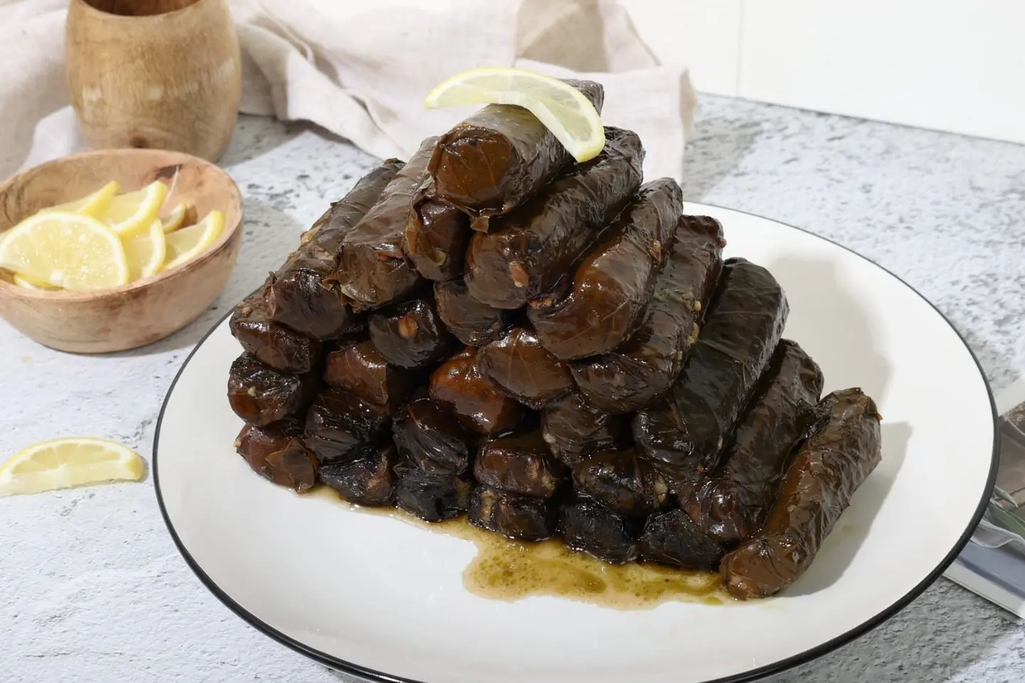 Lemon Grape Leaves - 30 Pcs