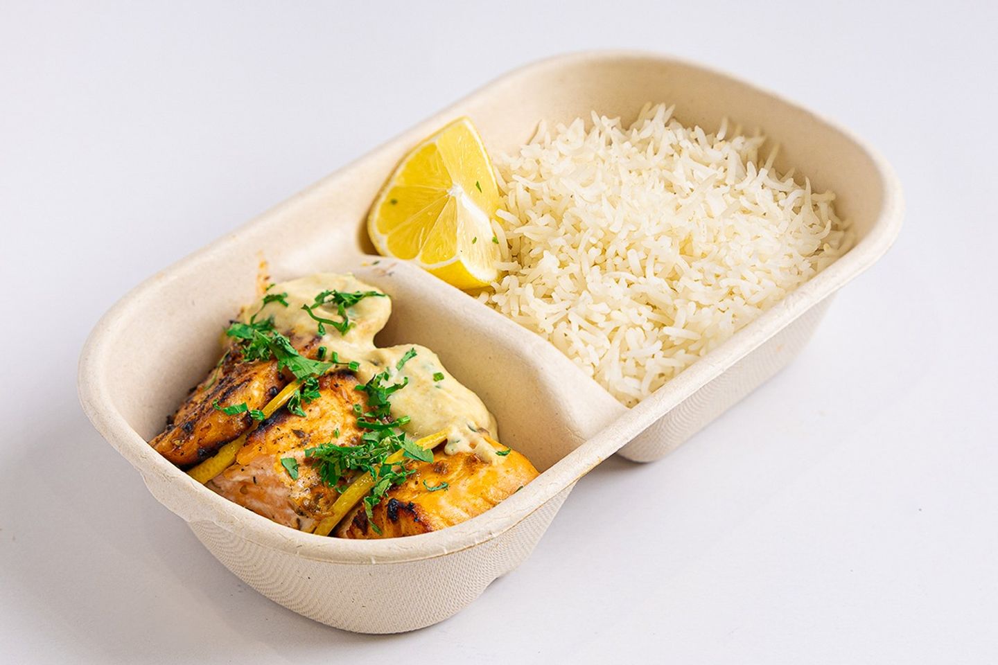 Salmon Fillet With Rice - 150 Gram