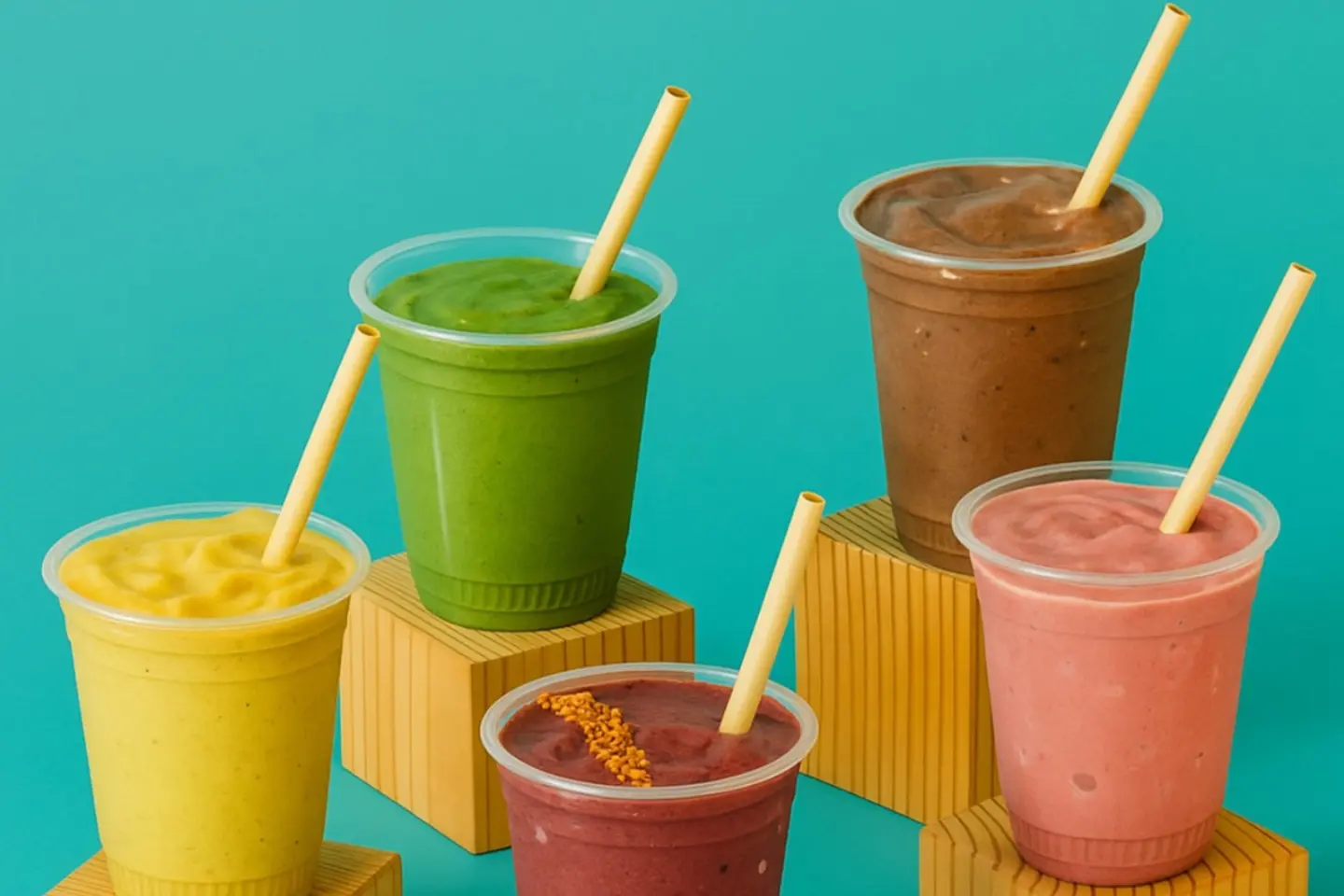 عصير طبيعي وسط - عصير فروالة وسط