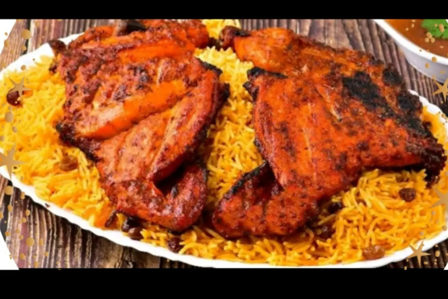 Chicken Charcoal With Rice  - Half A Chicken