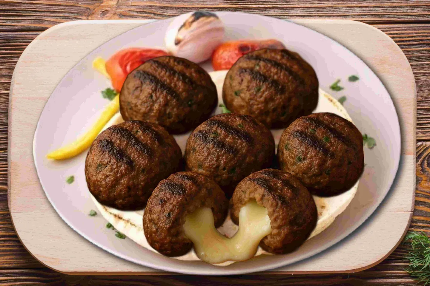 كفتة محشية مشوية - نفر
