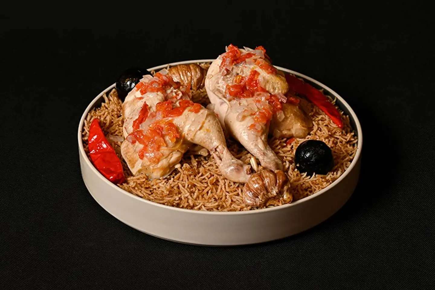 Kabsa Of Wheat - Whole Chicken With Rice