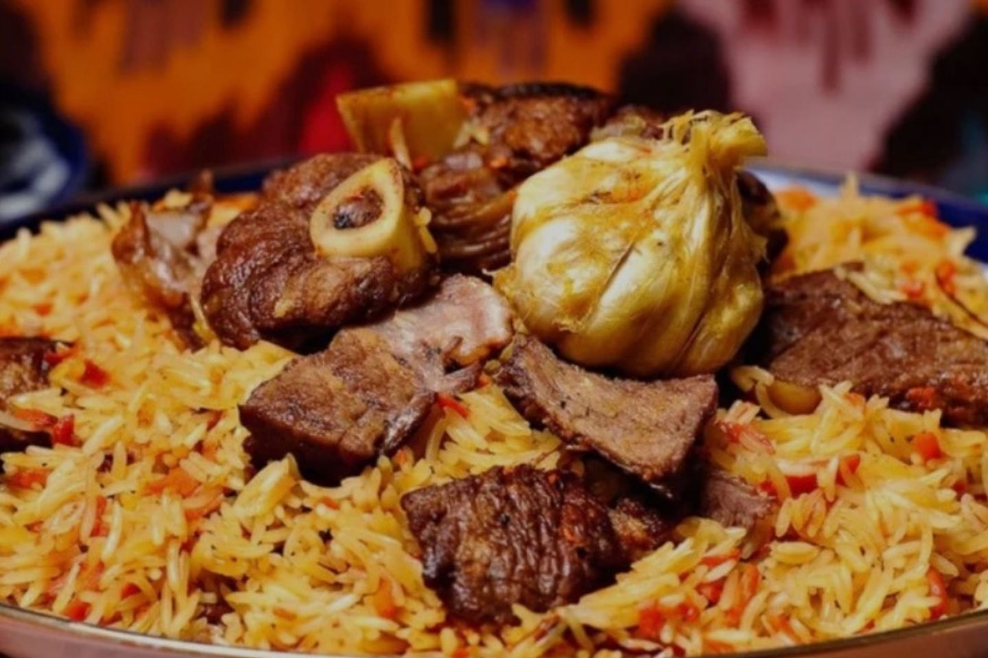 Bukhari Meat Kabsa - Half Of Bukhari Meat Kabsa