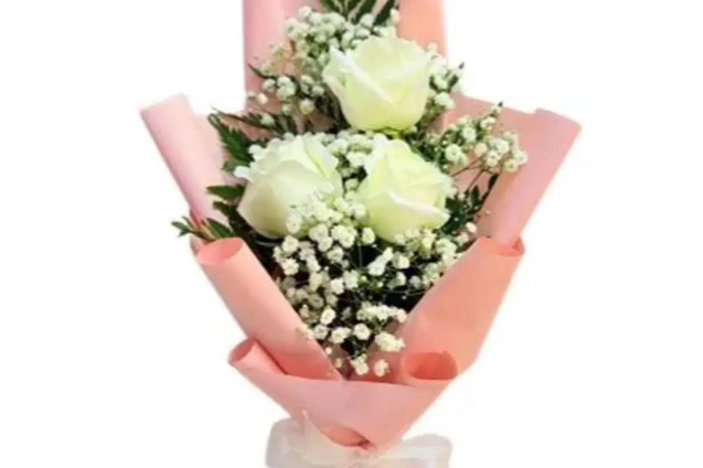 باقة وررد جوري مع الاكسسوارات - اصفر