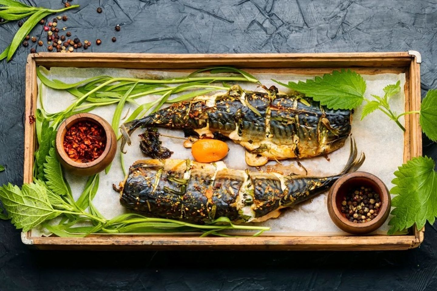 Mackerel - Grilled With Oil And Lemon