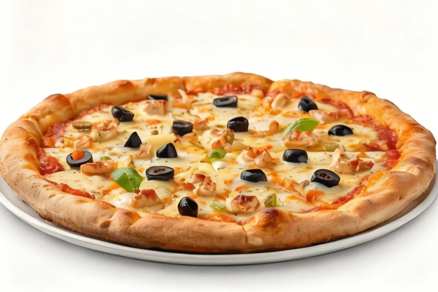 بيتزا خضار - وسط