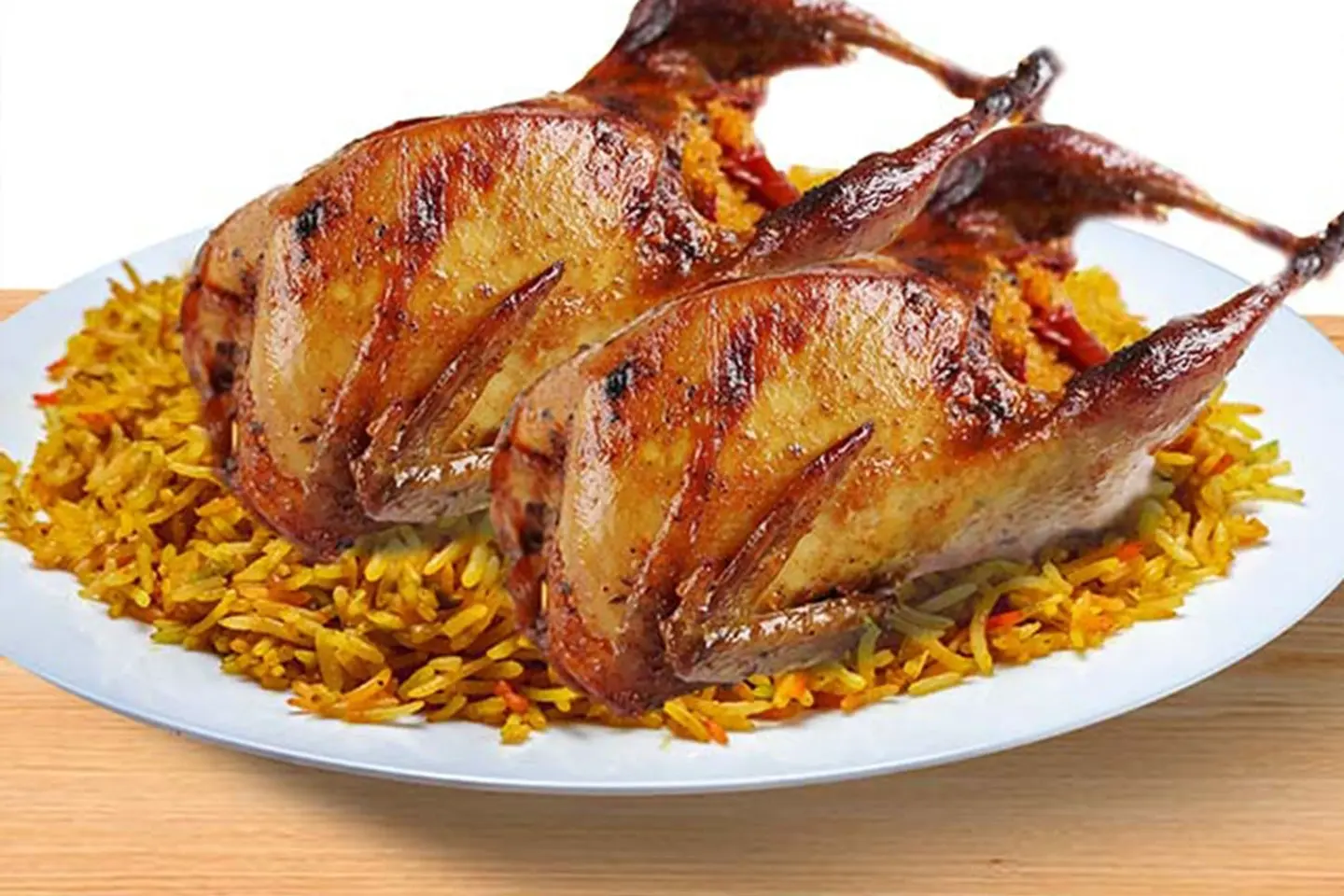 حمام محشي رز أو فريك  - حمام محشي فريك