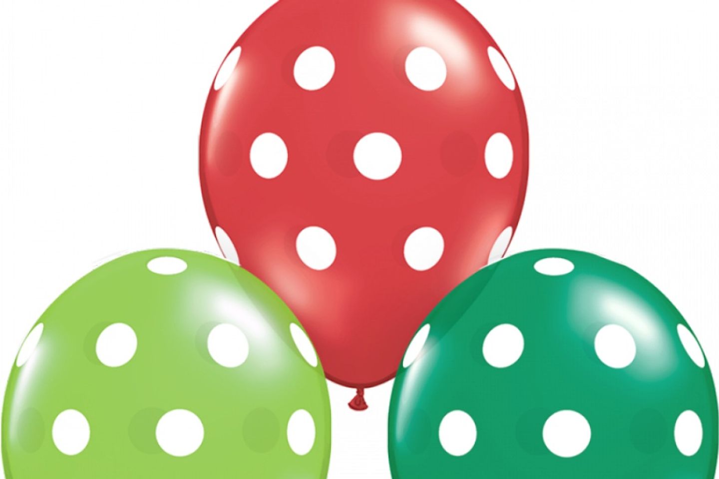 Helium Balloons Printed Lime Green ' Red ' Green Emerald - Emerald Green