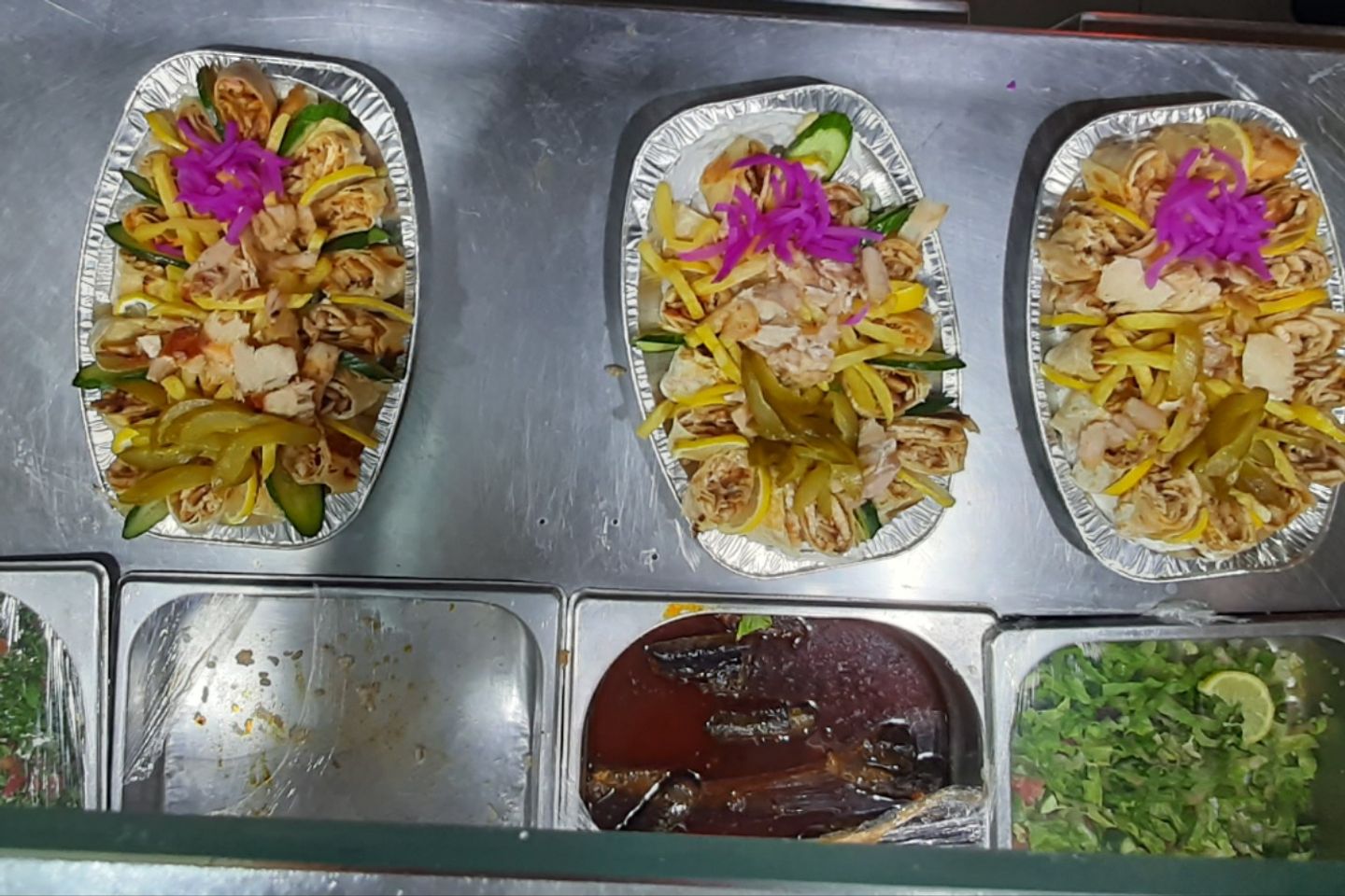 سندويتش شاورما عربي  - سندويش شاورما عربي صغير