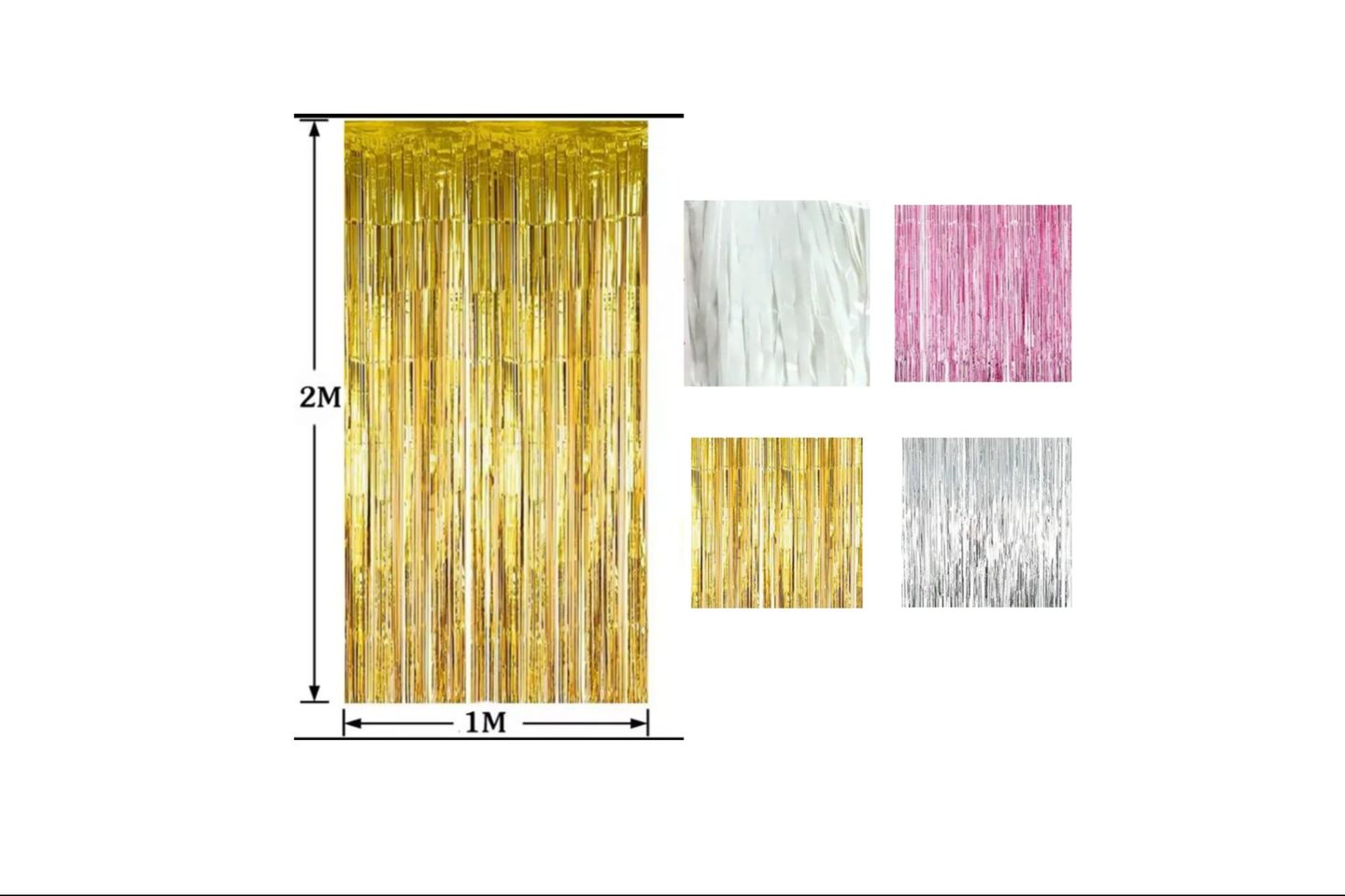 Party Curtain - Golden