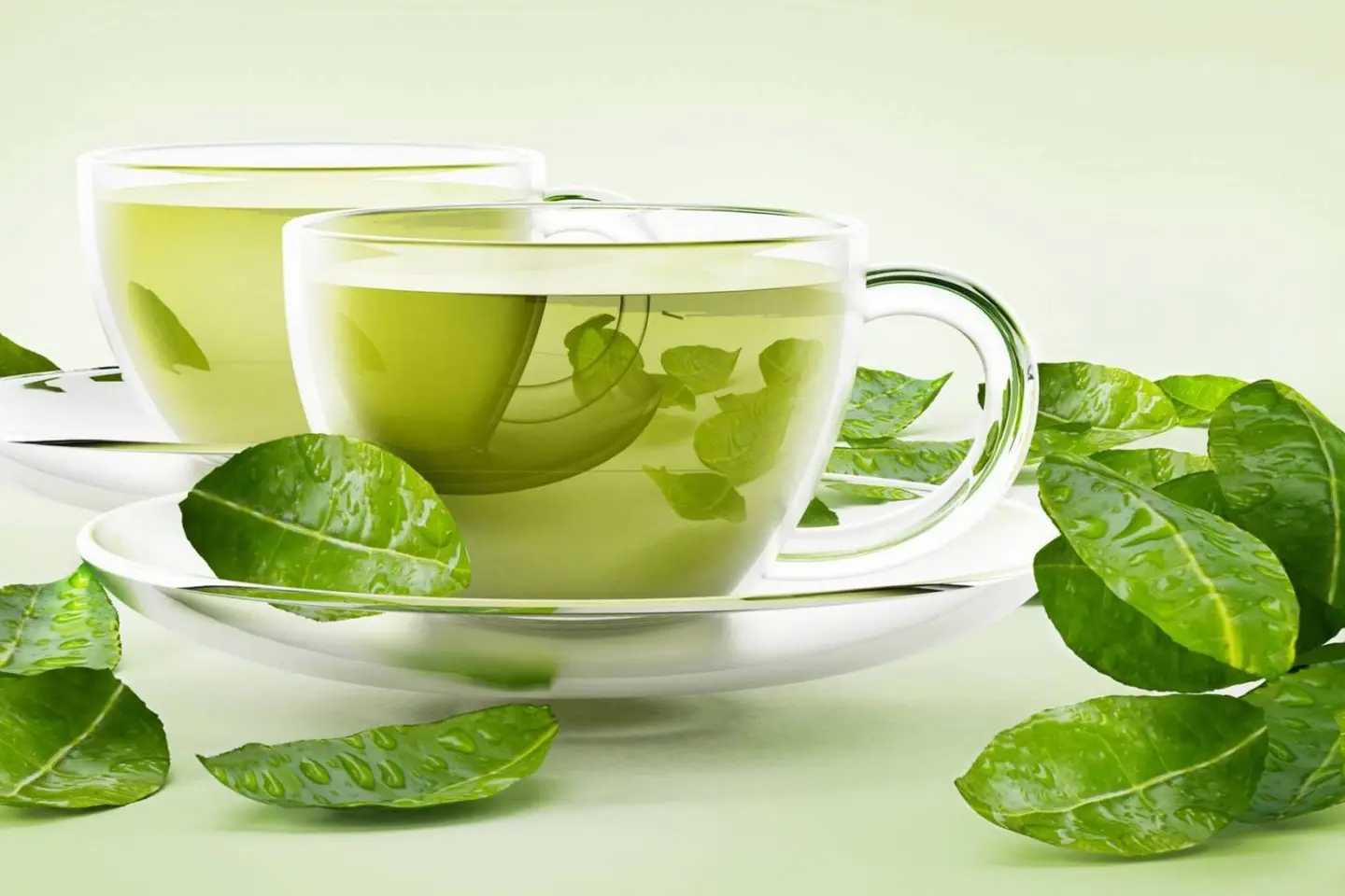 شاي اخضر الأفغاني ساخنة  - إضافة سكر