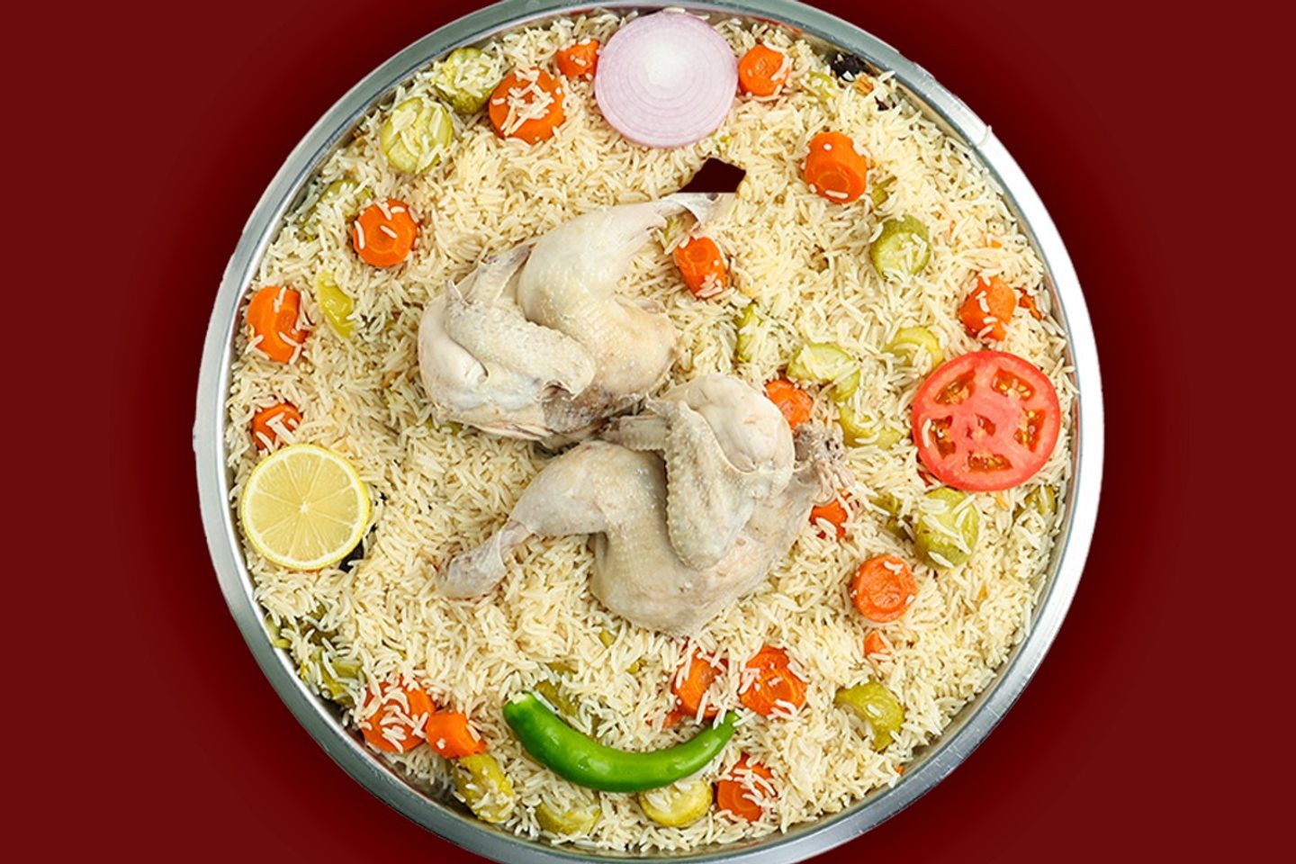 مضغوط نصف دجاج ابيض - نص حبة دجاج