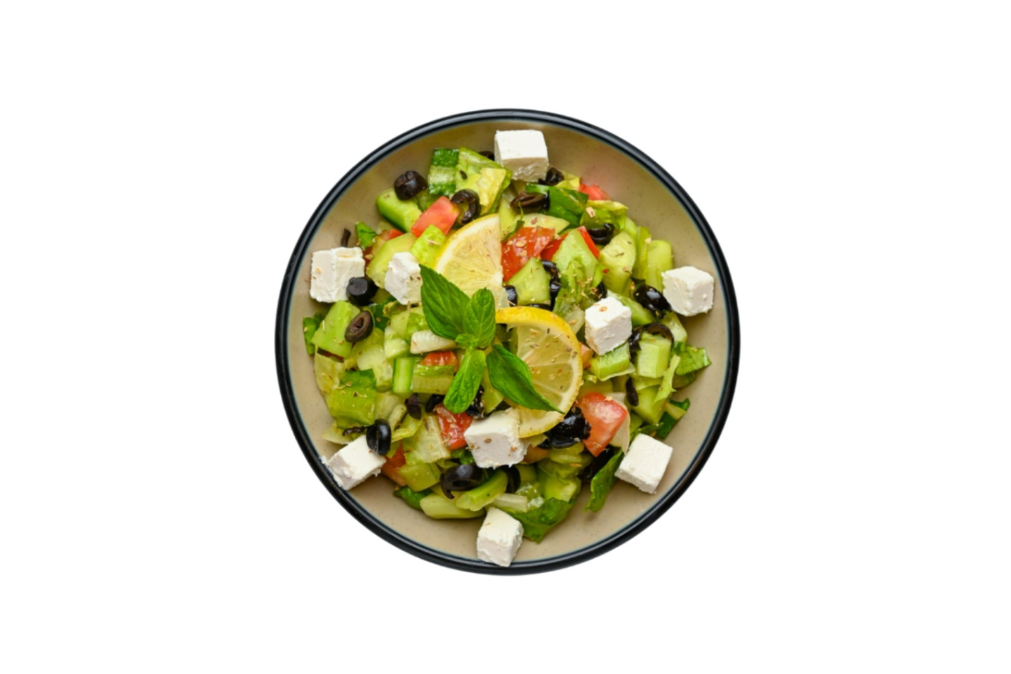 سلطة يونانية - سلطة يونانية-صغير