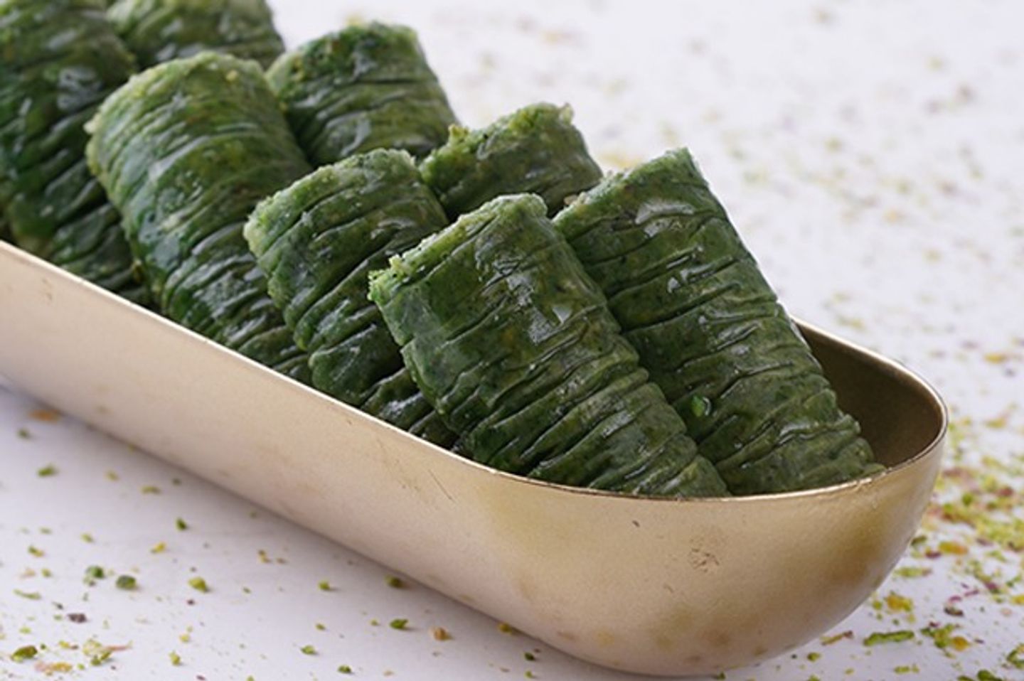 Pistachio Fingers Baklava - 1 Kg