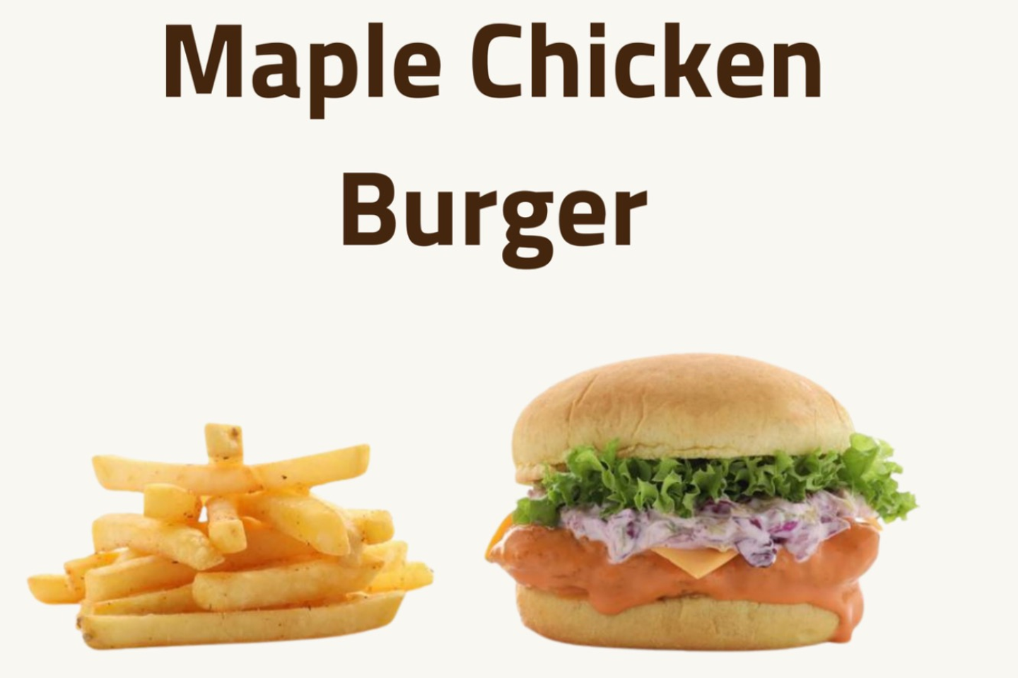 Maple Chicken - Sandwich