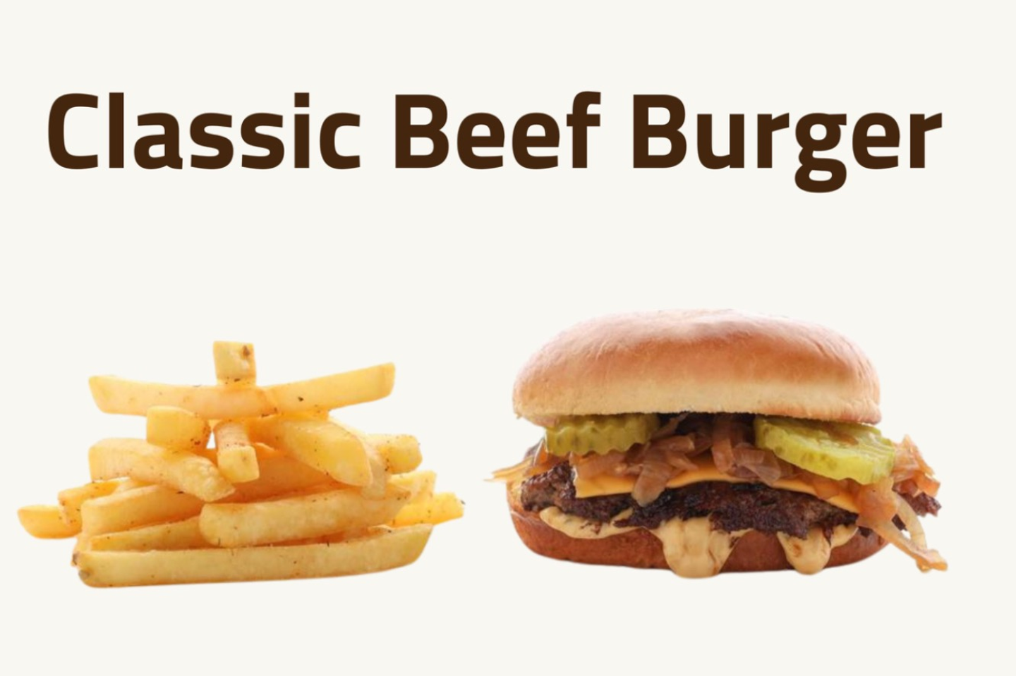 Beef Burger Classic - Sandwich