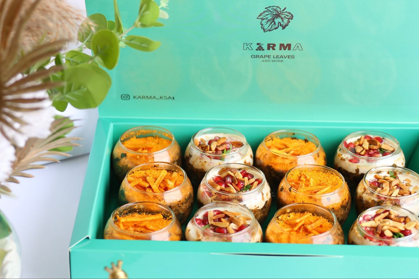 علب فته ورق عنب  - 15 علبة