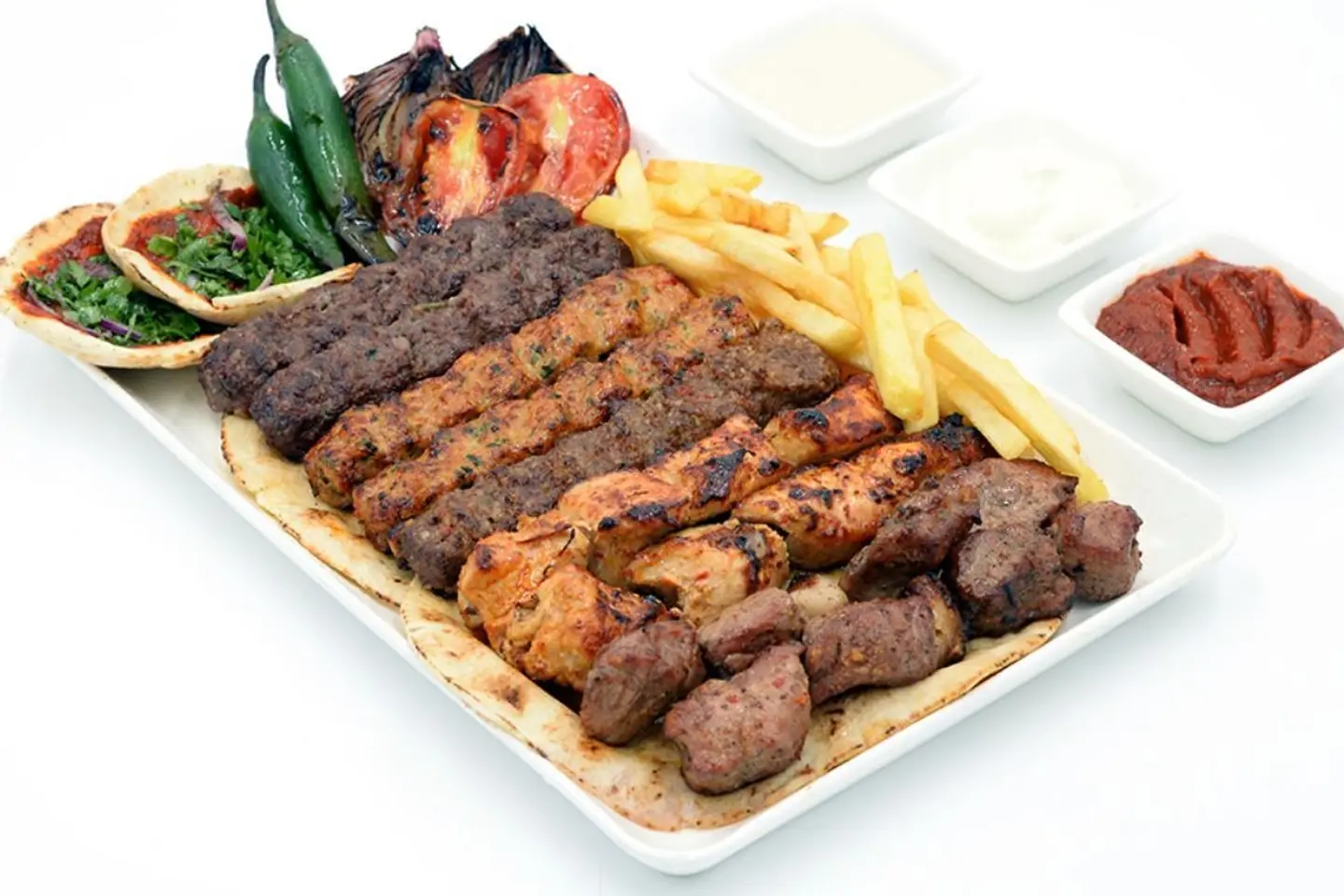 Mixed Grilled Without Awsal - For One Person