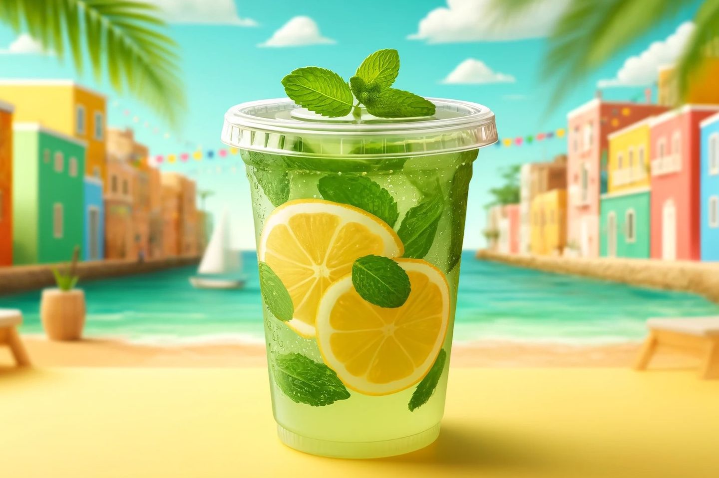 Lemon With Mint - Large