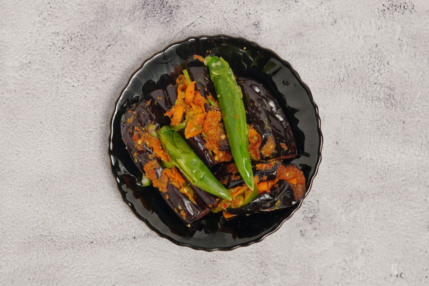 Pickeld Eggplant  - Medium