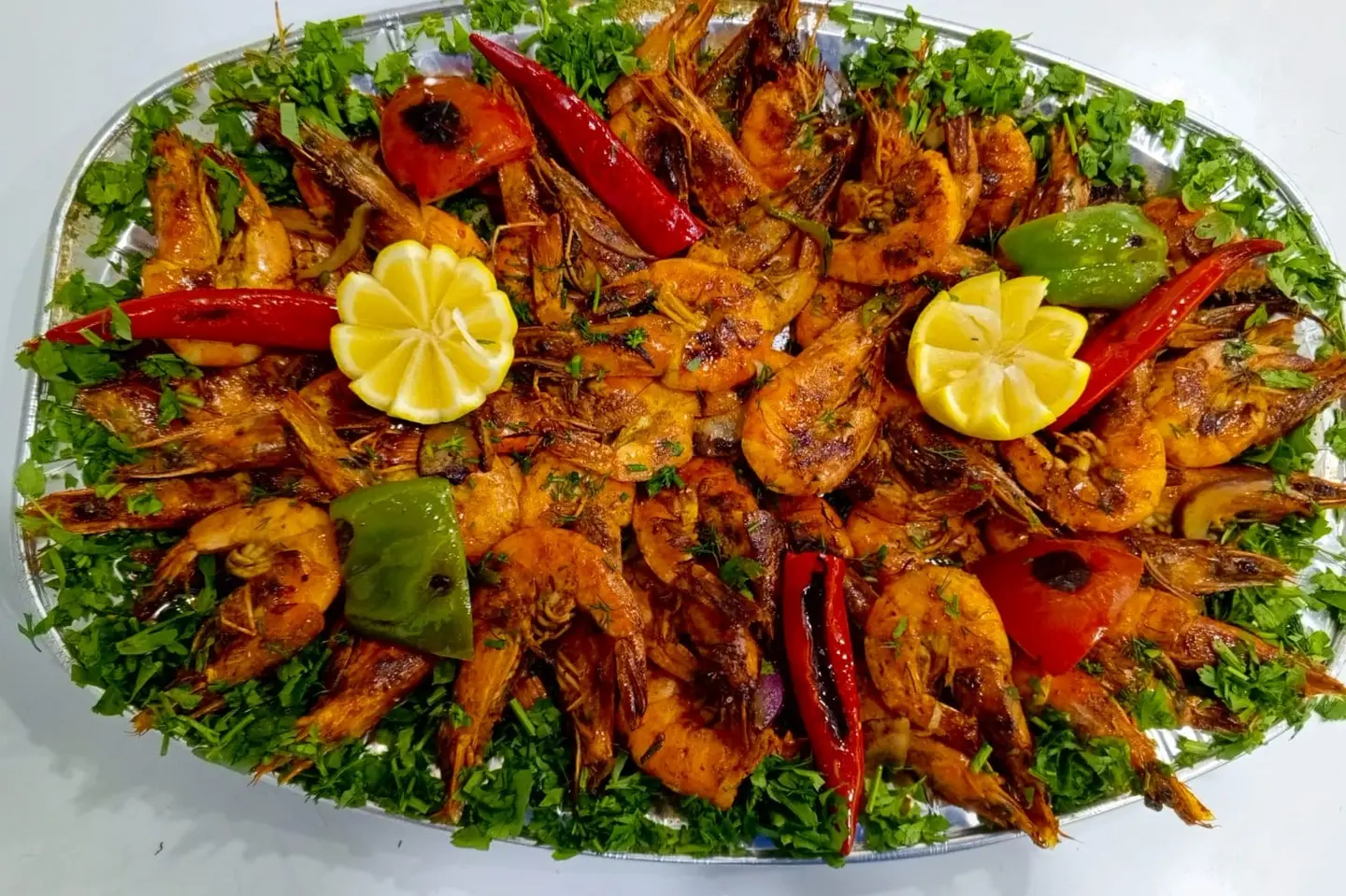 الجمبري اللذيذ - نصف ك جمبري وسط