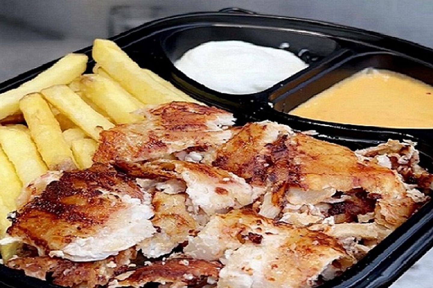 Fresh Chicken Shawarma Slices Plate - Regular