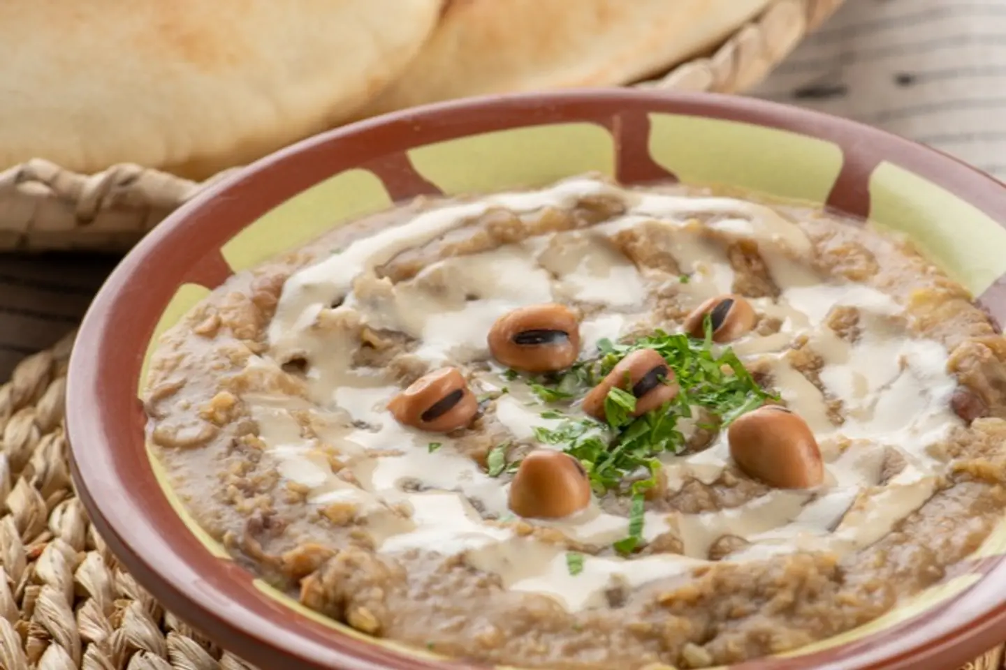 فول بالطحينية  - عادي
