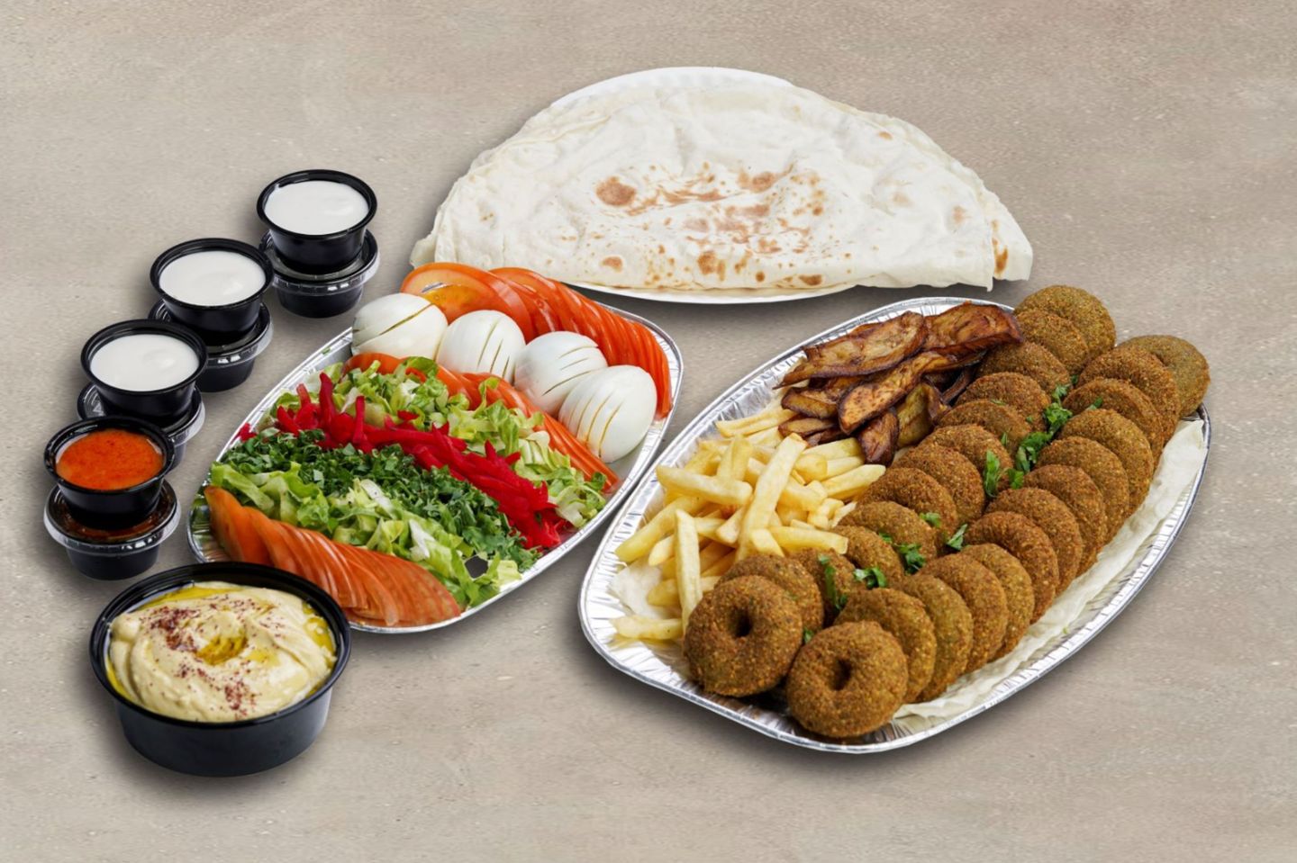 صحن فلافل - صغير