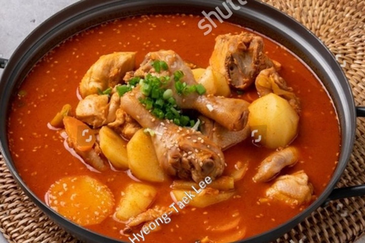 بطاطس مع دجاج - صغير