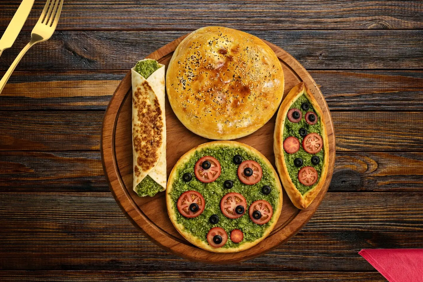 زعتر خضار - أجبان صاج