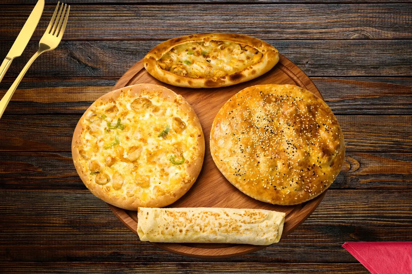 دجاج فاهيتا - أجبان شاميات