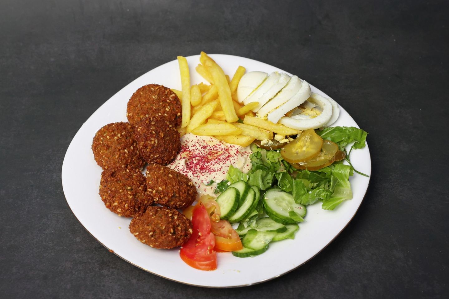 صحن فلافل مشكل - صغير