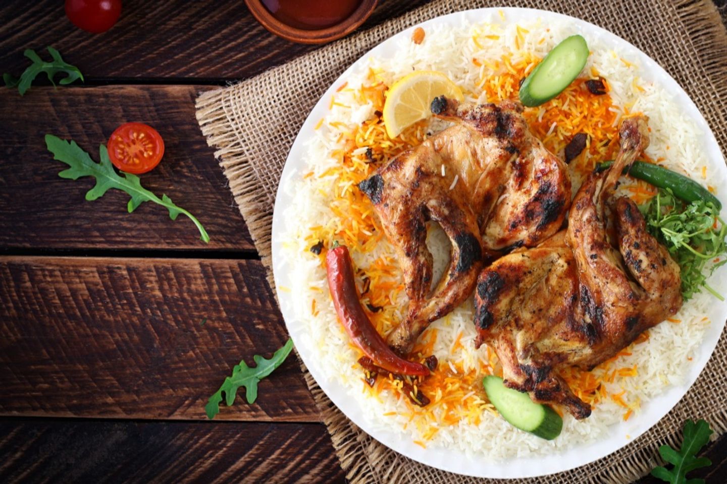 دجاج مظبي - نصف حبة