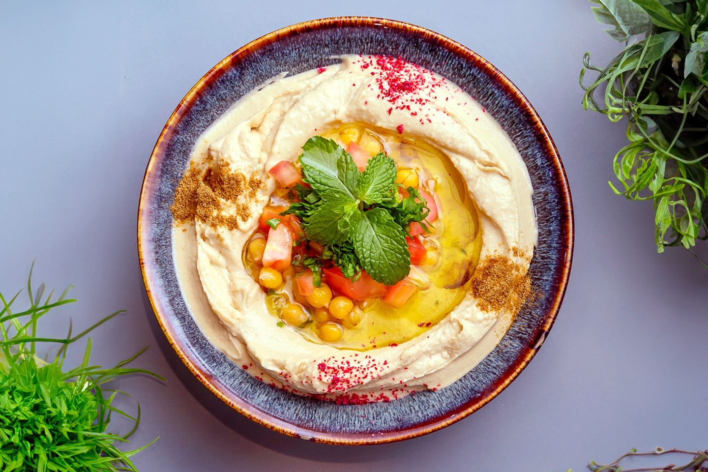 Hummus With Nuts Dish - Small