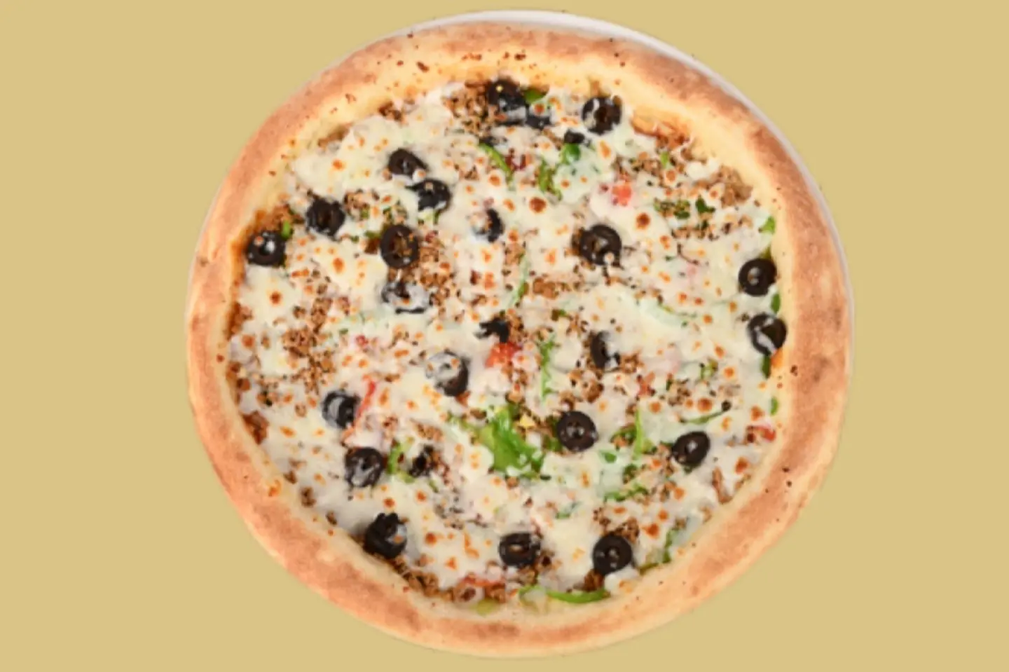 بيتزا دجاج الكوخ - وسط