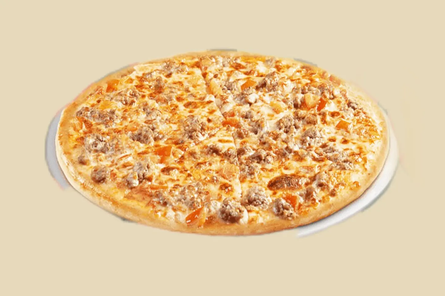 بيتزا اللحم  - وسط