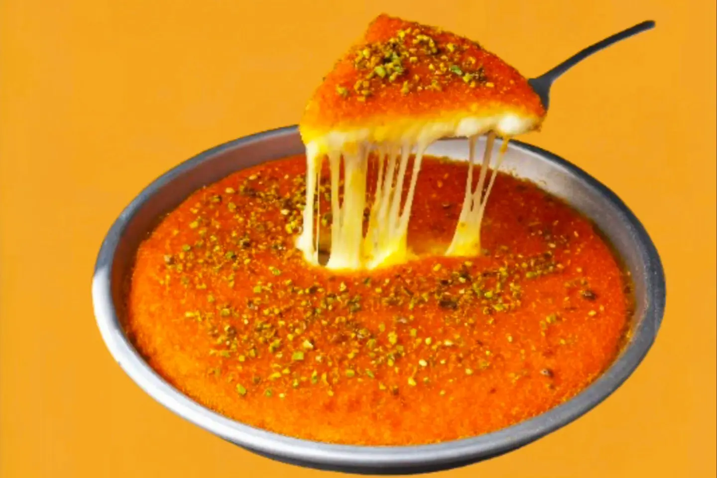 كنافة بالجبنة النابلسية - وسط