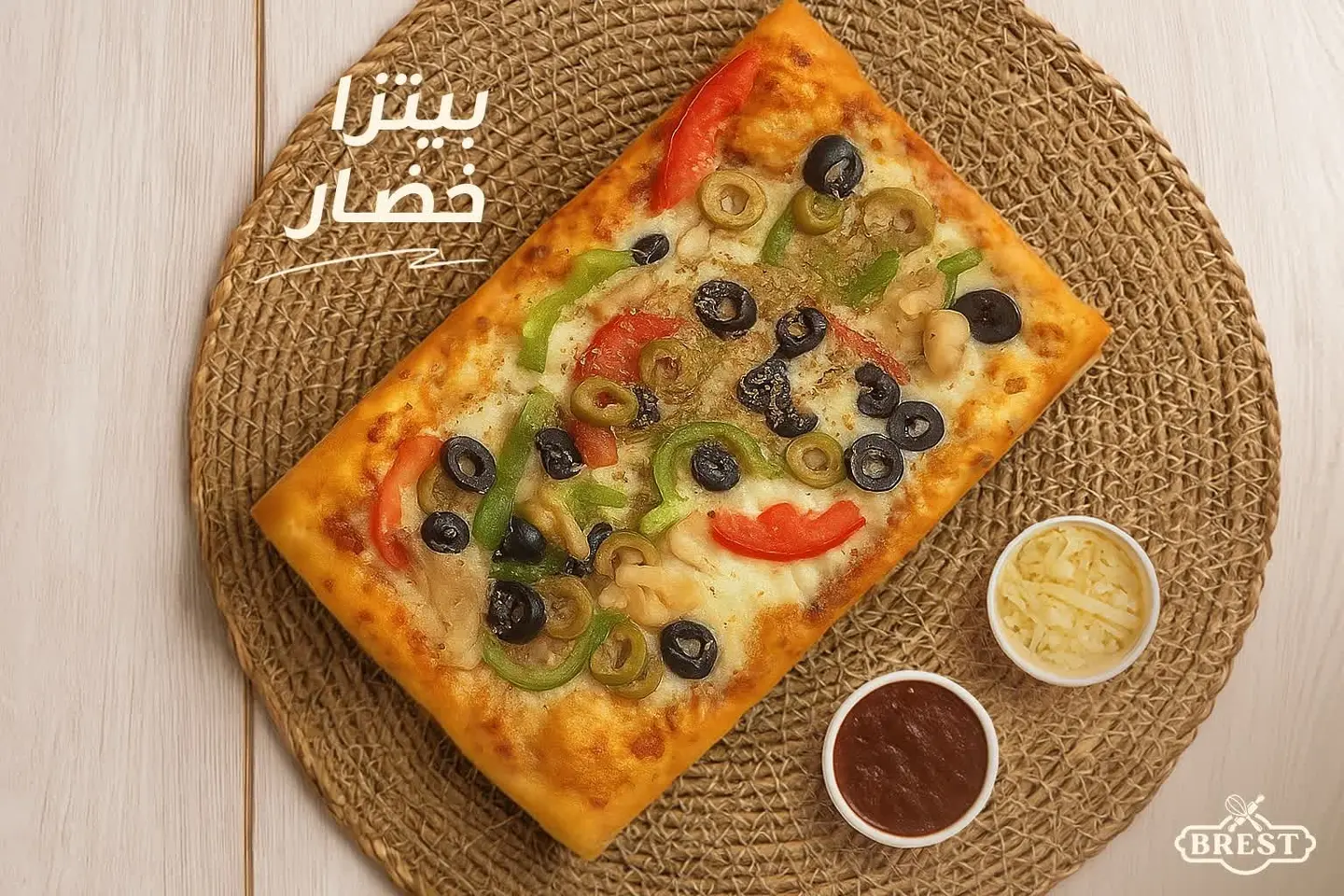 بيتزا خضار - صغير