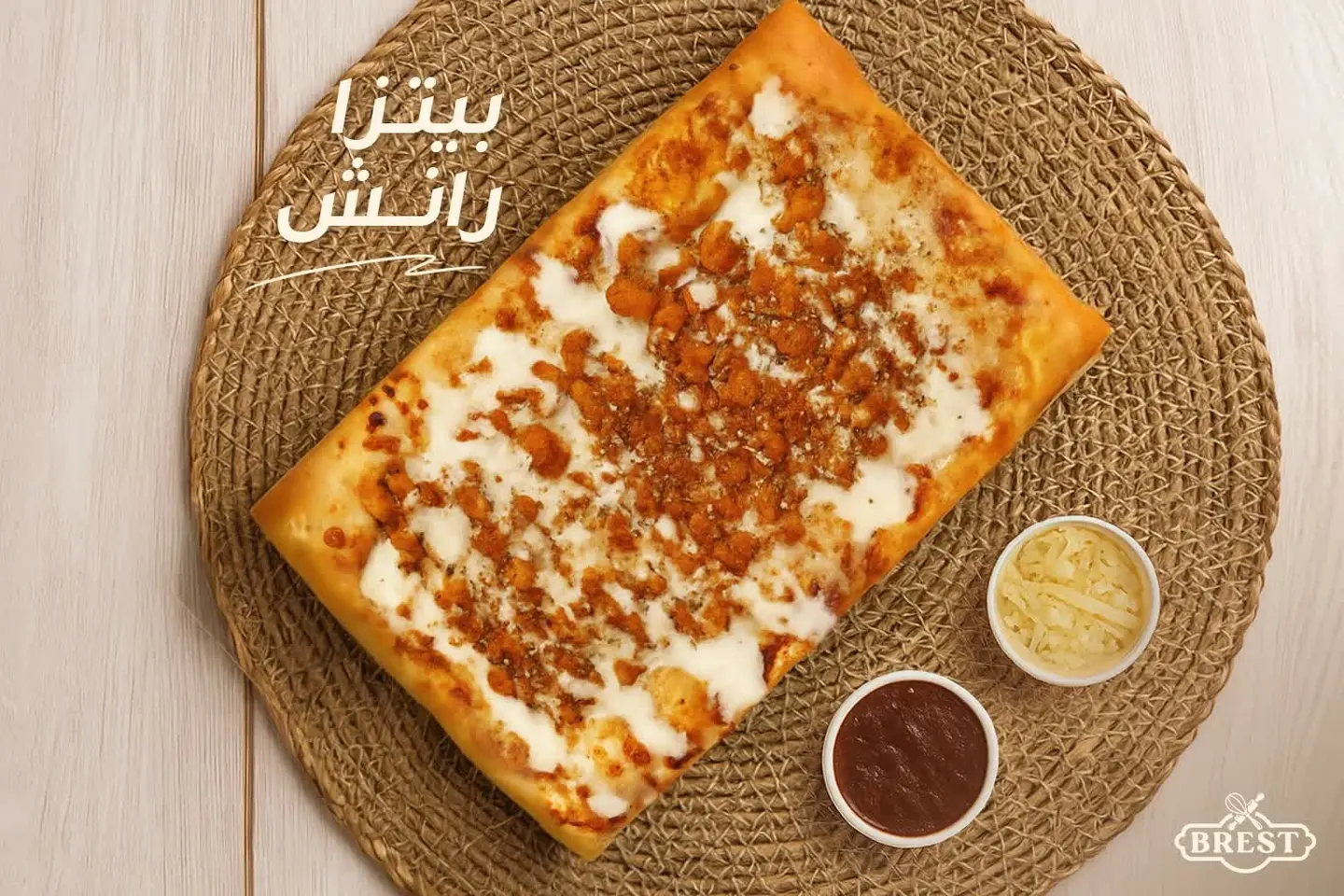 بيتزا دجاج رانش - صغير