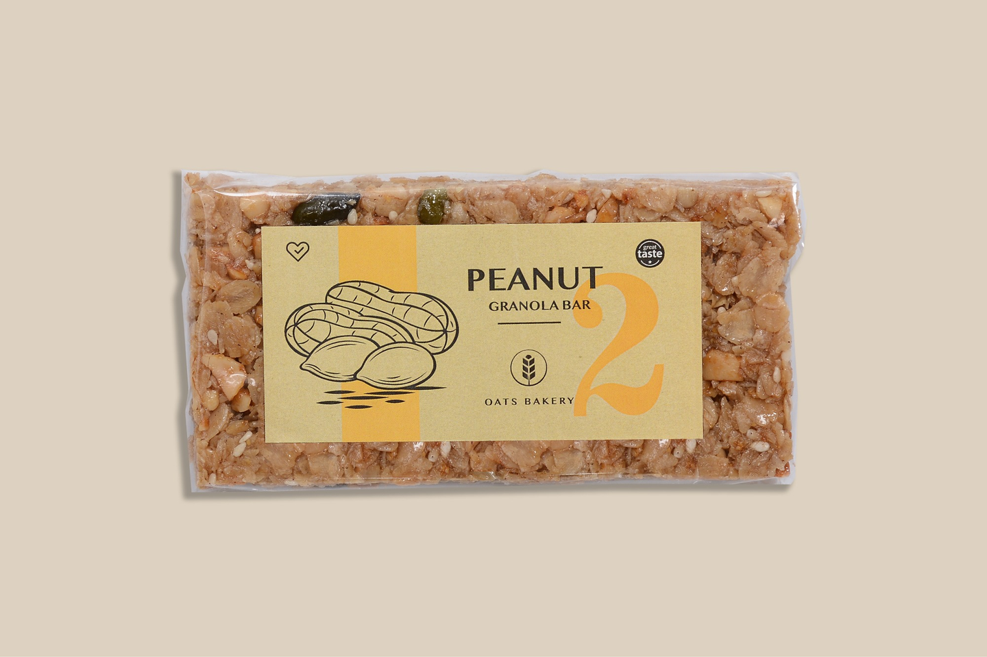 لوح جرانولا الفول السوداني - قطعة