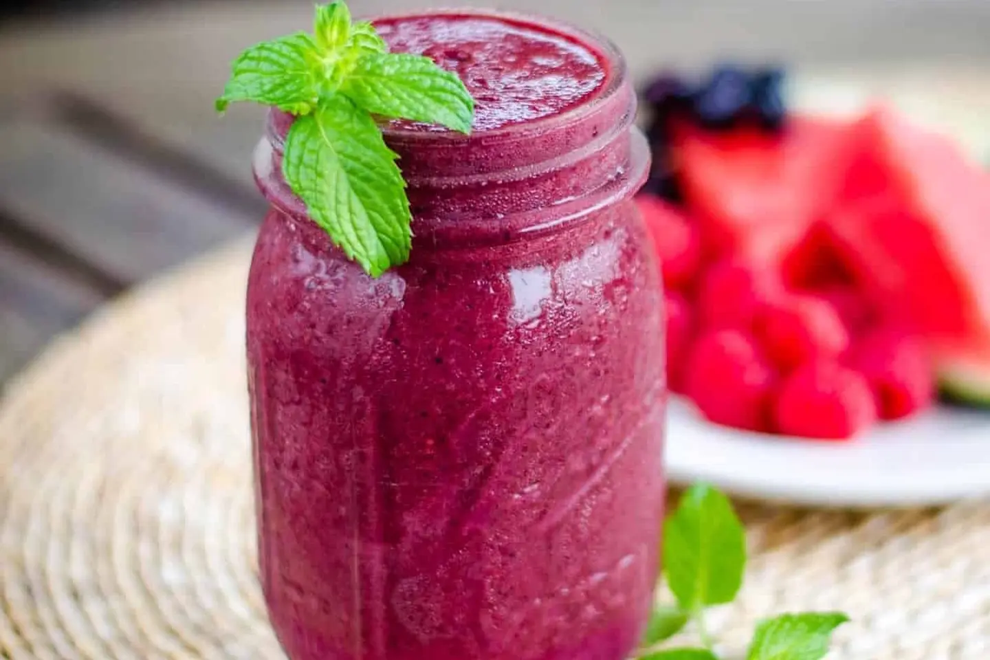 Pomegranate, Berries And Watermelon Juice - Small