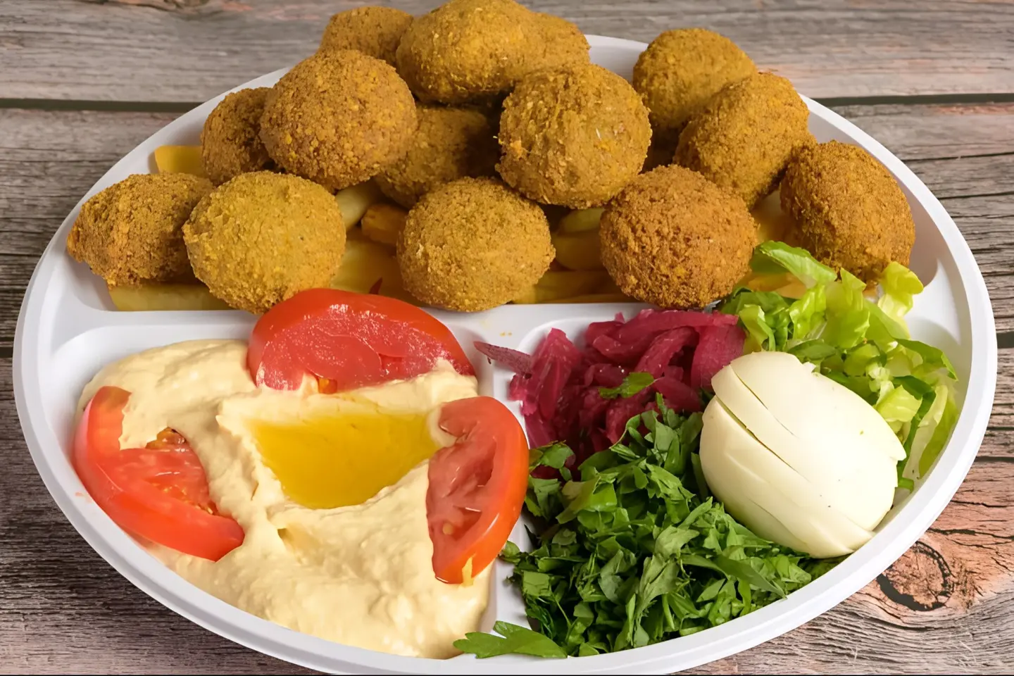 صحن فلافل مشكل - كبير جدا
