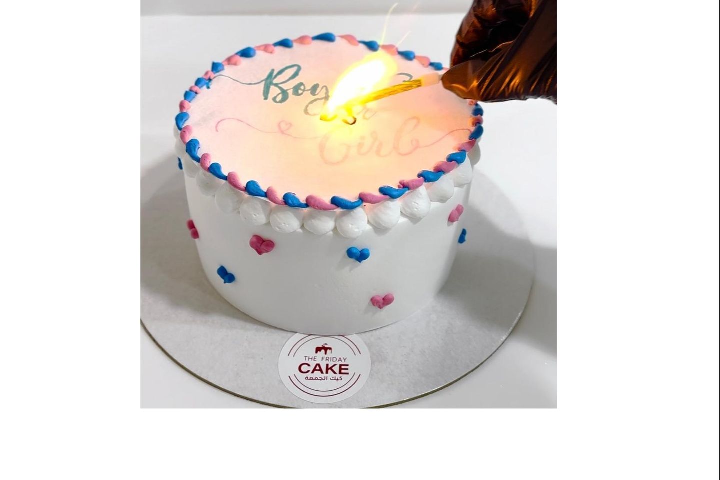 Trend Cake Fire Boy Or Girl - Medium