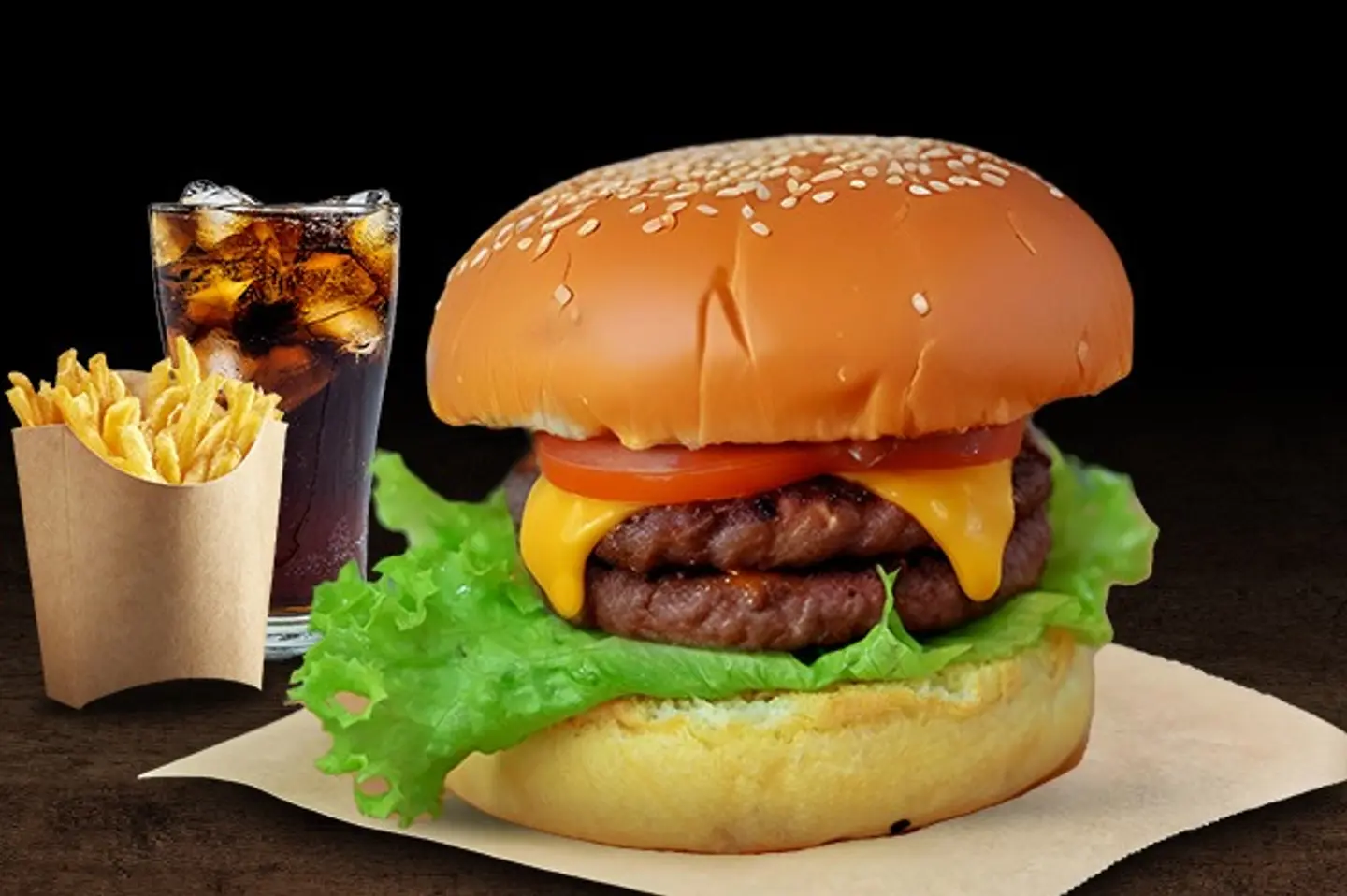 Habra Mix Burger Meal - Single Habra Mix Burger