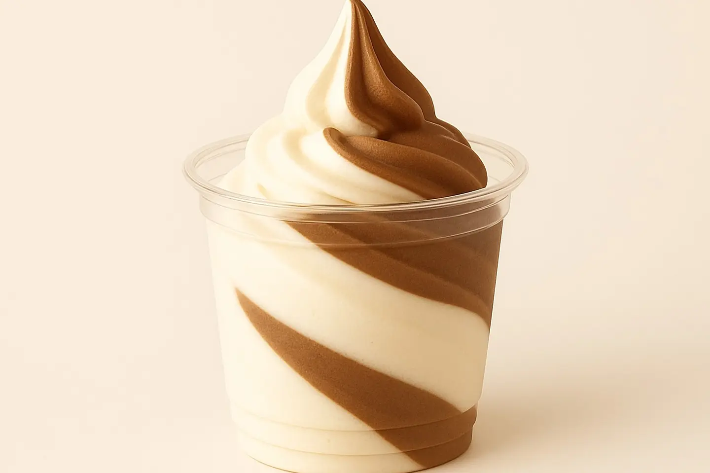 آيس كريم الفانيليا والشوكولاتة - كبير جدا