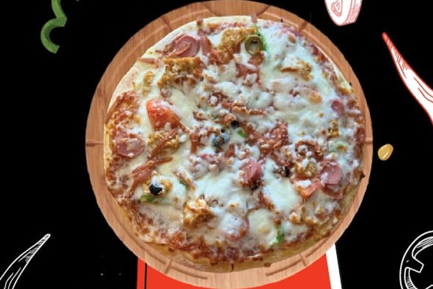 Pizza Chicken Supreme - Pizza Chicken Supreme Middle
