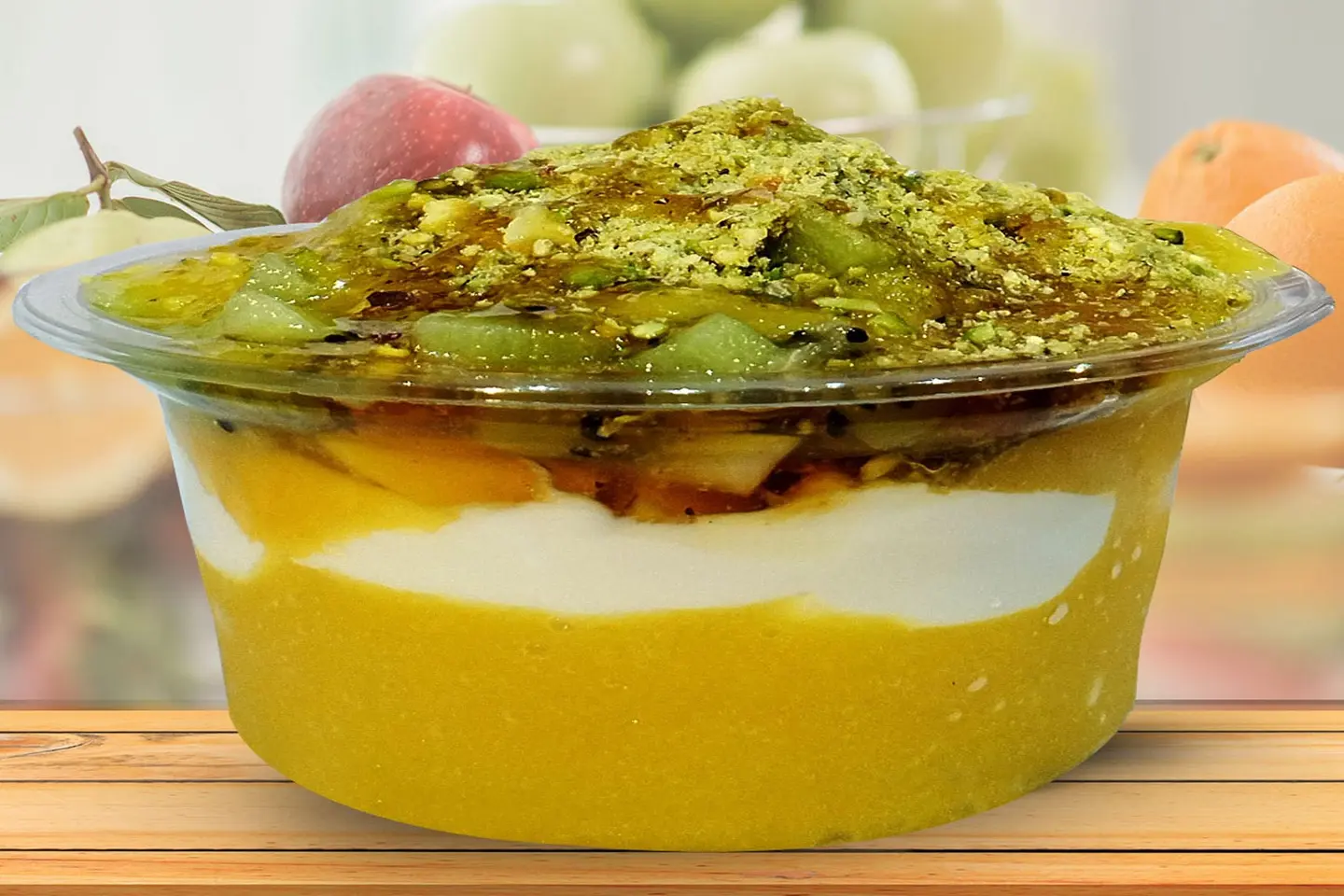 Fruit Salad With Thick Cream - Large
