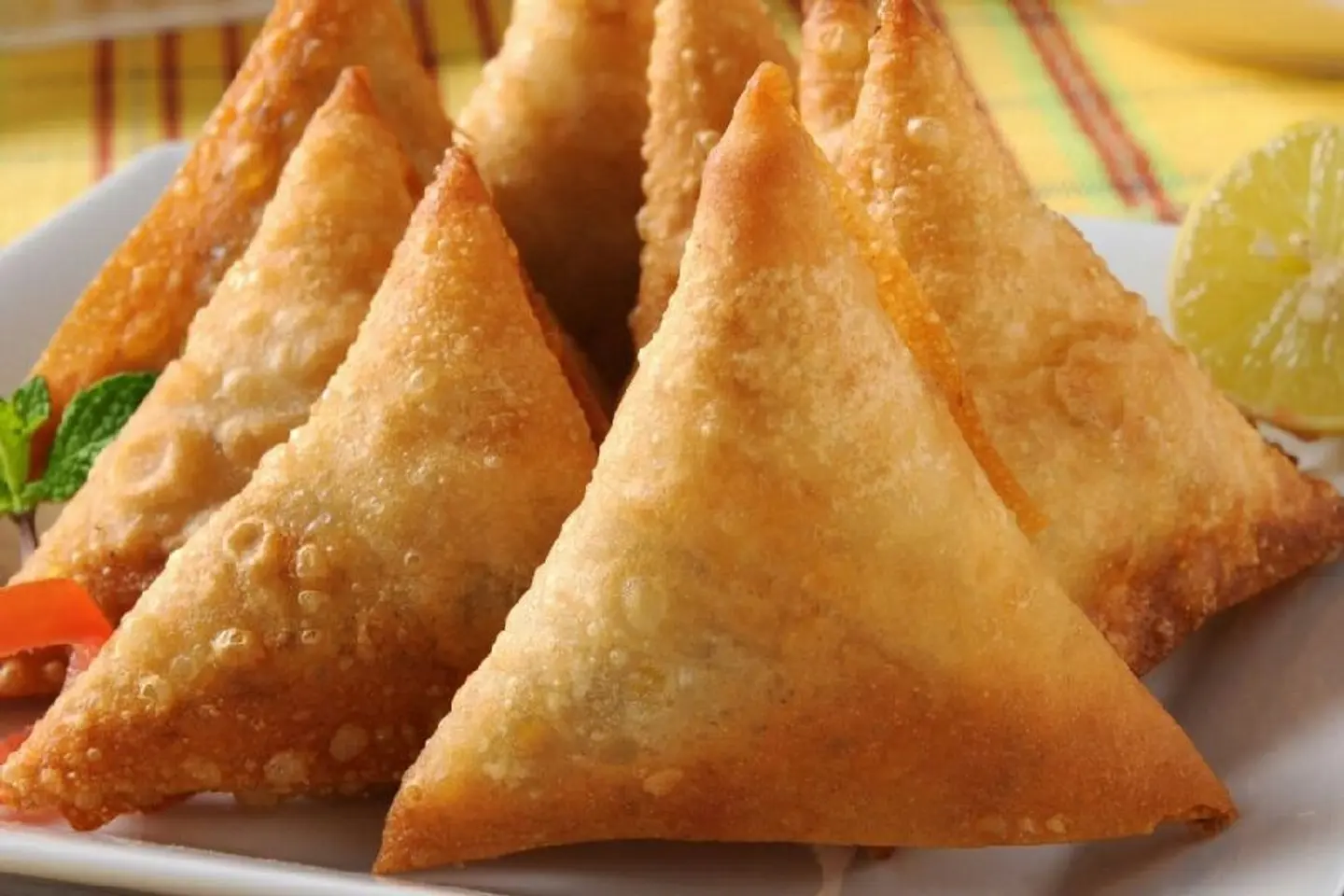 Feta Cheese Samosa - In The Oven